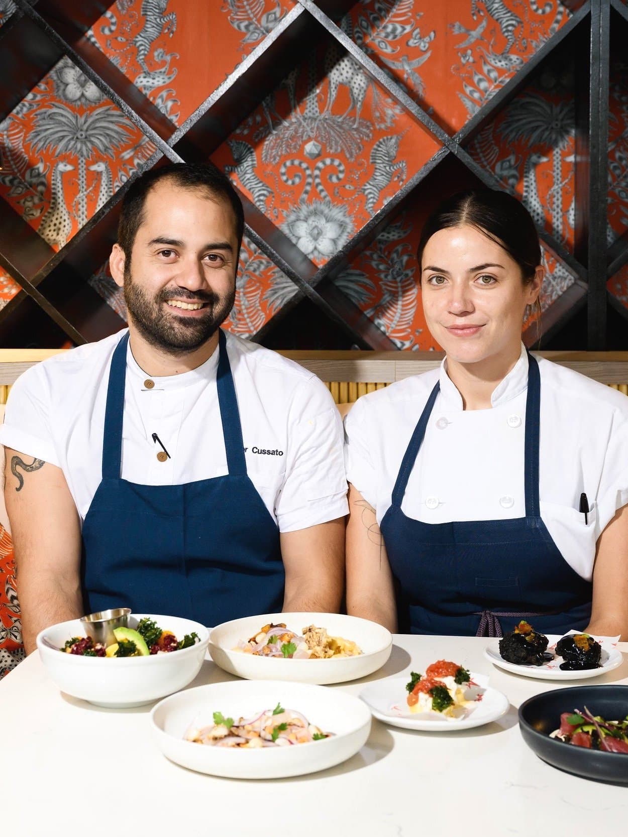 Javier Cussato and Carmen Ibarra
